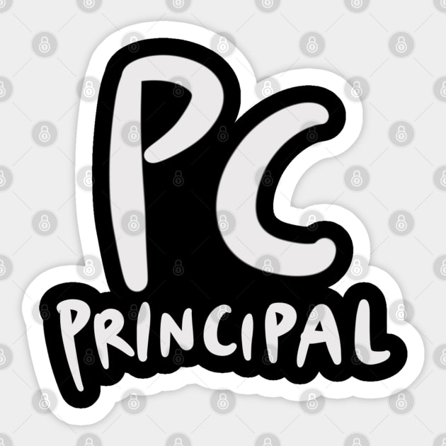 PC Principal Sticker by isstgeschichte